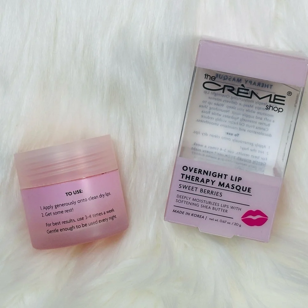 The Crème Shop Overnight Lip Therapy Masque - Sweet Berries